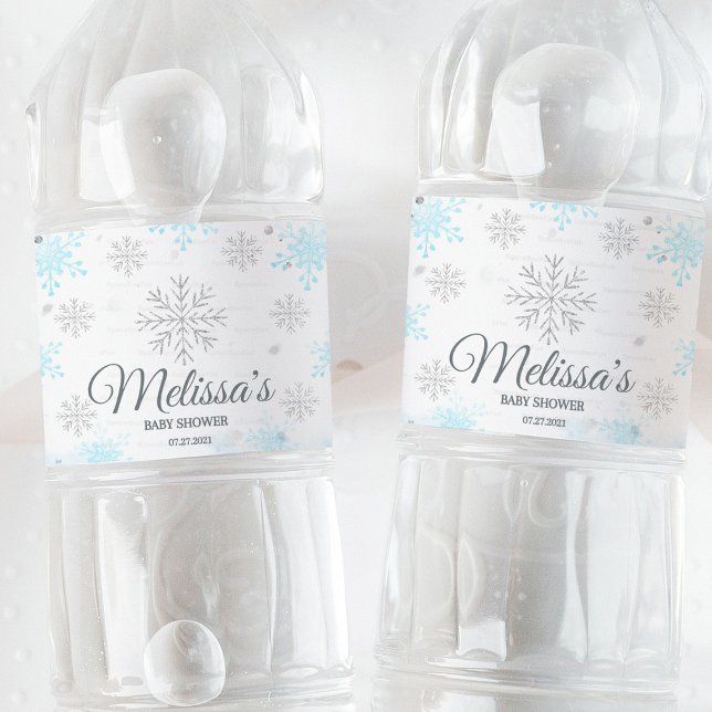 Vinter Baby Shower Det är Kall utanför Vattenflaskor Etikett (Winter Baby Shower, It's Cold Outside Baby Shower, water bottle label, holiday baby shower, winter w)