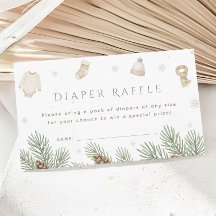 Vinter Baby Shower Diaper Raffle