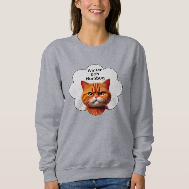 Vinter bah Humbug  T Shirt (Framsida)