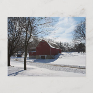 Vinter Barn-vykort Vykort