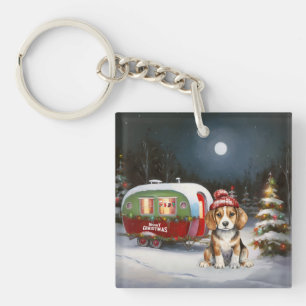 Vinter Beagle Husvagn Juläventyr