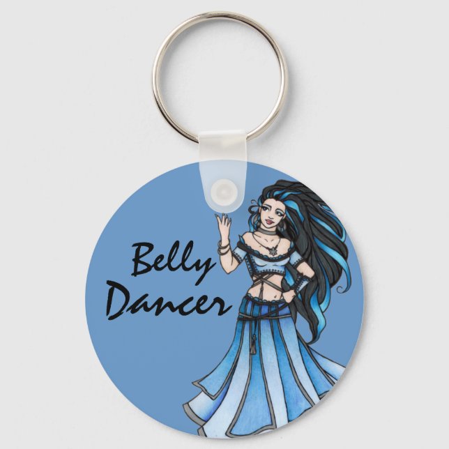 Vinter Belly Dancer Keychain Nyckelring (Framsida)