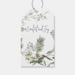 Vinter Berry Krans Favorit Tags Presentetikett