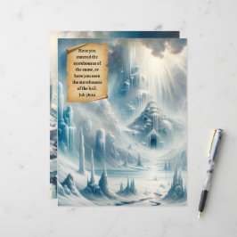 Vinter Bible Verses Papper Craft Cardstock