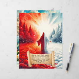 Vinter Bible Verses Papper Craft Cardstock