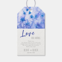 Vinter Blå Trädgård Bröllop Kärlek och Tacksamhet