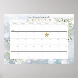 Vinter-blommans babyvisningsprogram gissar att för poster