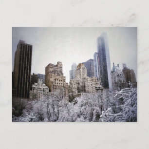 Vinter Blues in Central Park Vykort
