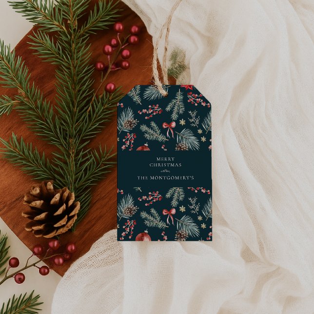 Vinter Botanicals Coquette Bow | Jul Presentetikett (Skapare uppladdad)