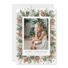 Vinter Botanisk Julkort