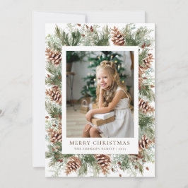 Vinter Botanisk Julkort