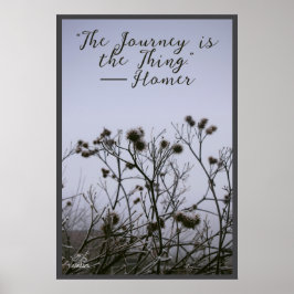 Vinter Burdock Fog Frost by Linandara Poster