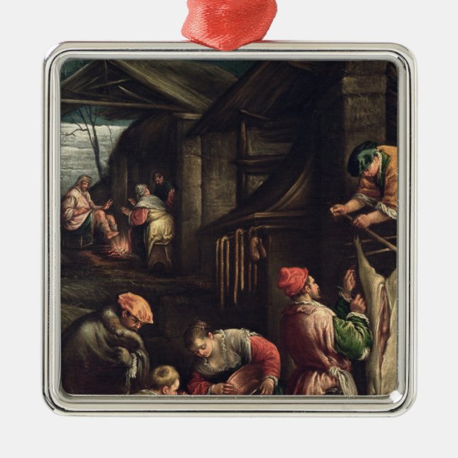 Vinter c.1580 julgransprydnad metall (Framsidan)