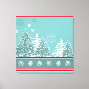 Vinter Canvastryck