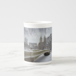 Vinter - Central Park - New York City Benporslin Mugg