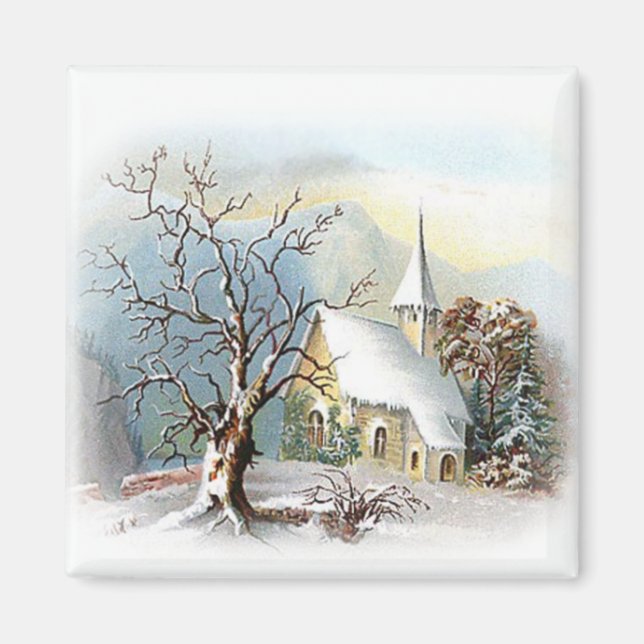 Vinter Church Magnet (Framsidan)