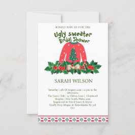 Vinter Cute Ugly Sweater Baby Shower Inbjudningar