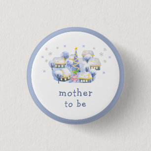 Vinter Det Tar En Bymamma Att Vara Baby Shower  Knapp