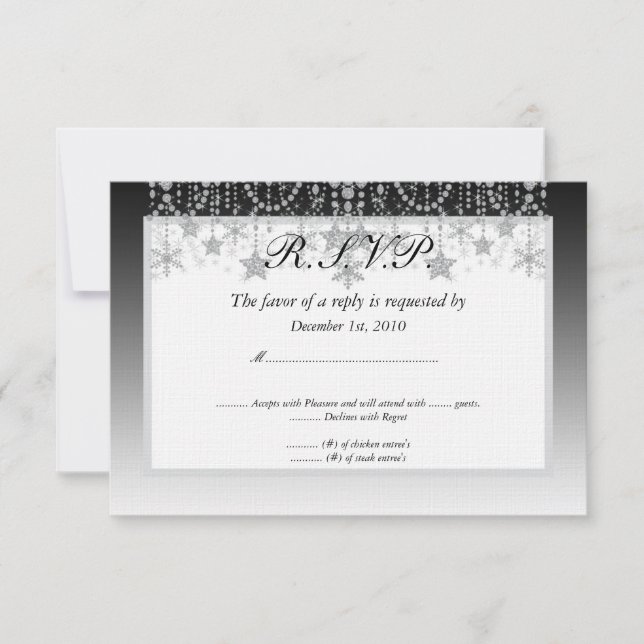 Vinter Diamant Vinterland RSVP OSA Kort (Framsida)