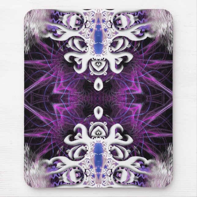 Vinter Dragon Fractal Art Mousepad Musmatta (Framsidan)