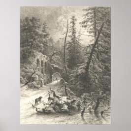 Vinter - Eduard Willmann Finkonstaffisch Poster