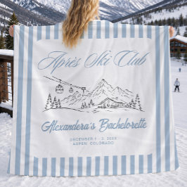 Vinter Efter Skidklubb Henparty  Fleecefilt