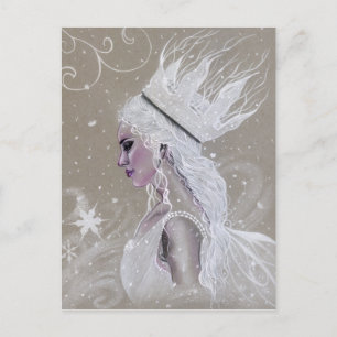 Vinter Fairy Queen vykort