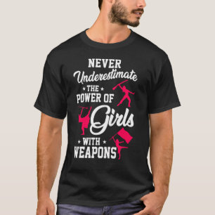 Vinter-Färg vaktstyrka för flickor med vapen T Shirt