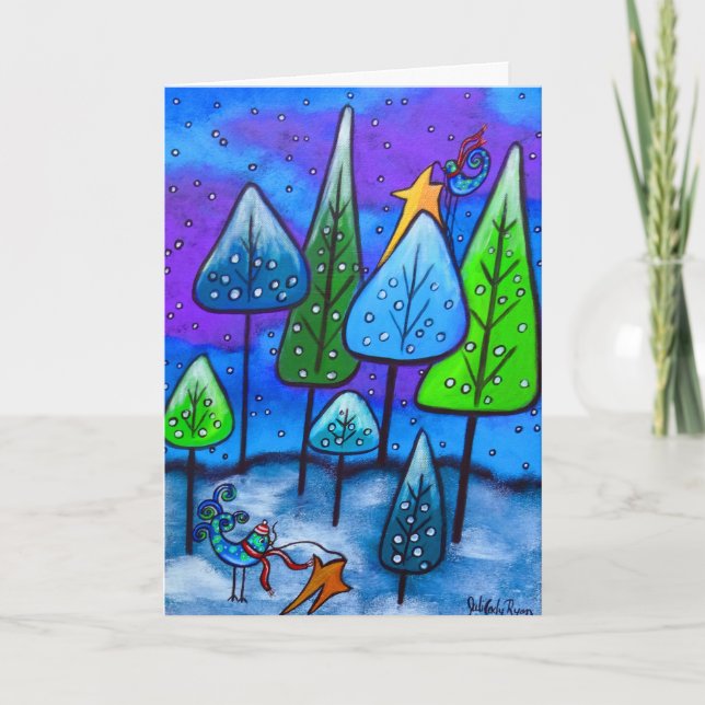 Vinter Firande III-julkort Helgkort (Framsida)