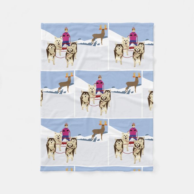 vinter fleecefilt (Framsidan)