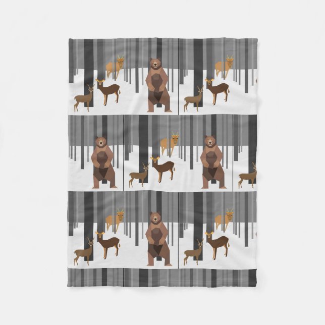 vinter fleecefilt (Framsidan)