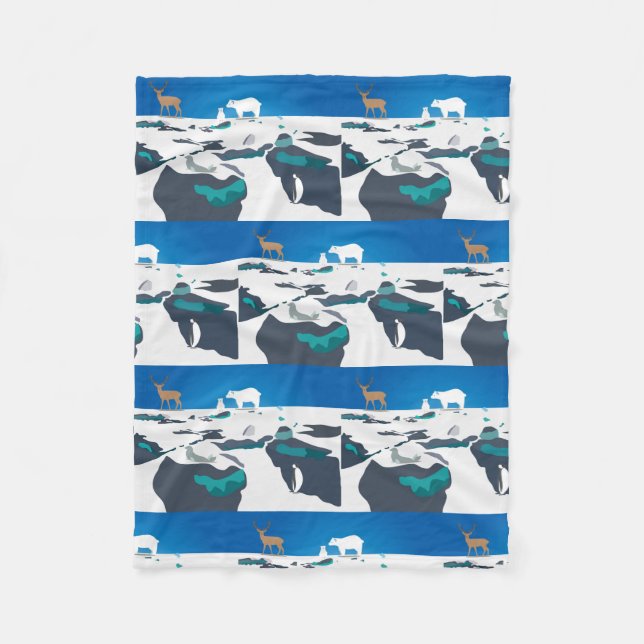 vinter fleecefilt (Framsidan)