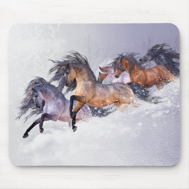 Vinter flyg Mousepad Musmatta (Framsidan)