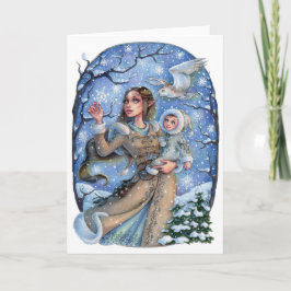 Vinter för småunderverk, Elven Foleting Card Kort