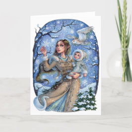 Vinter för småunderverk, Elven Foleting Card Kort
