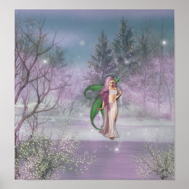 Vinter för sockerplommon poster (Framsidan)