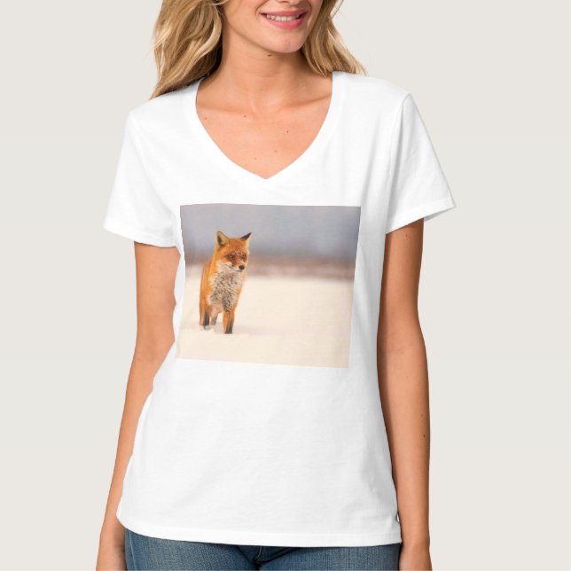 Vinter Fox 11 T Shirt (Framsida)