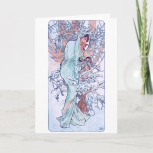 Vinter (fyra säsonger), Alphonse Mucha Kort