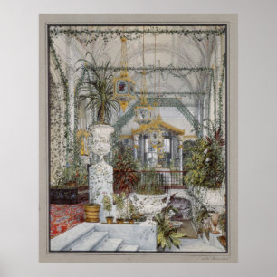 Vinter Garden från Empress Alexandra Fyodorovna Poster