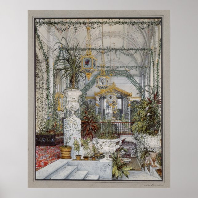 Vinter Garden från Empress Alexandra Fyodorovna Poster (Framsidan)