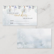 Vinter gissa hur många kartor som kan användas