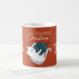Vinter Glad julpresent Leksakskatt Kaffemugg