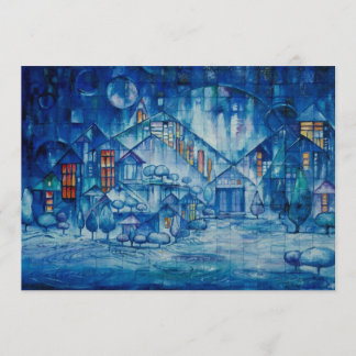 Vinter glödinbjudan inbjudningar