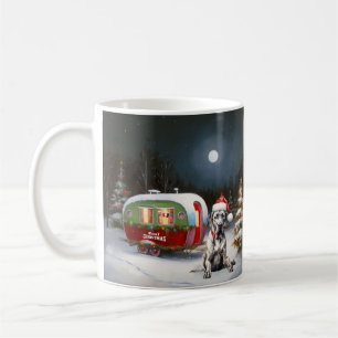 Vinter Grand Danois Karavan Juläventyr Kaffemugg