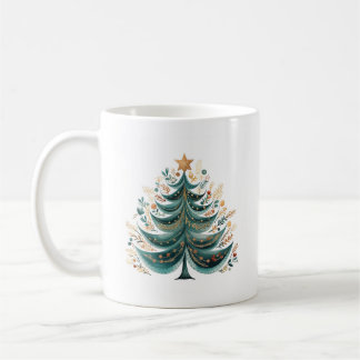 Vinter Gräs Träd-julkaffe Mugg