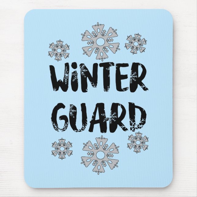 Vinter Guard Snowflake Mouse Pad Musmatta (Framsidan)