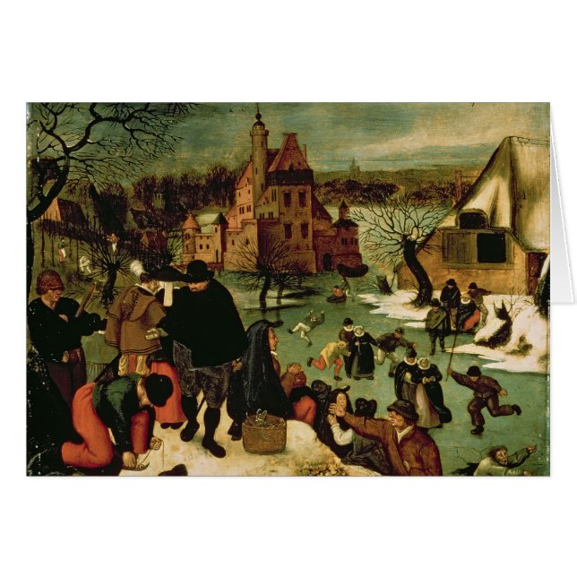 Vinter Hälsningskort (Framsidan Horizontal)