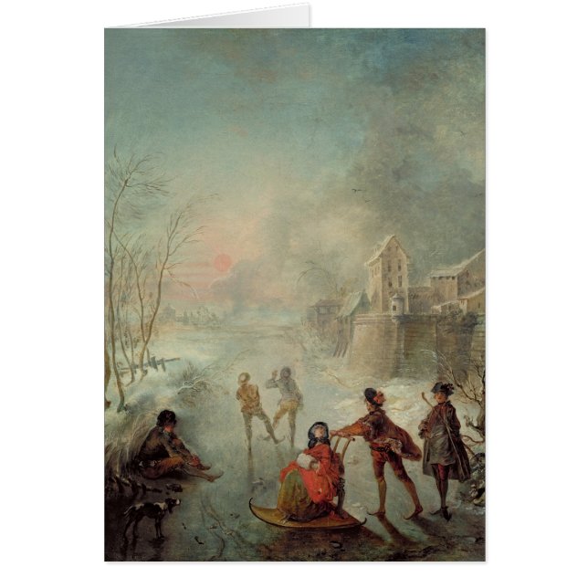 Vinter Hälsningskort (Framsidan)