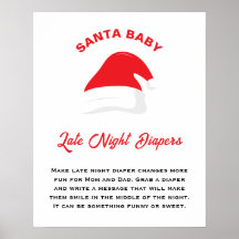 Vinter Hat Santa Baby Shower Late Night Diables