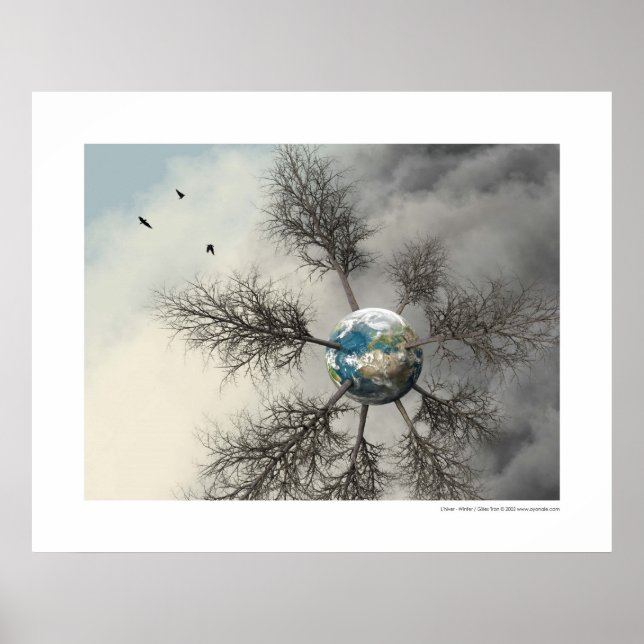 Vinter - Hiver Poster (Framsidan)